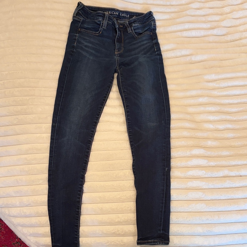 American Eagle Outfitters Women's Dark Wash Skinny Jeans